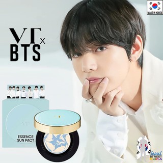 VT X BTS Bangtan Boys Essence Sun Pact 11g ผลิตภัณฑ์ปกป้องผิวหน้าจากแสงแดดพร้อมช่วยเพิ่มความชุ่มชื้นและบำรุงผิวหน้า