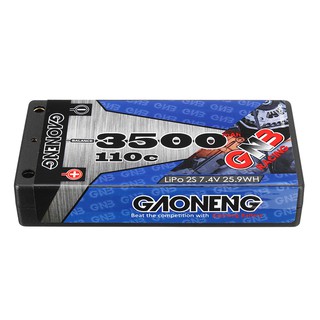 [Pre Order] Gaoneng GNB 7.4V 3500MAH 2S 110C Lipo แบตเตอรี่ T Plug สำหรับ 1/12 RC รถ RC Parts เครื่องชาร์จแบตเตอรี่