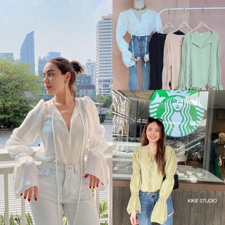 🥨เสื้อ oversize ใส่ชิลแบบน้องคิมเบอร์ลี่ ผ้าดีเวอร์ ใส่สบาย พริ้วรับซัมเมอร์ค่ะ 🏖