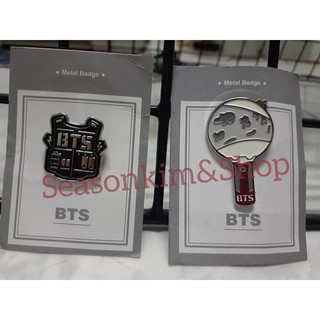 พร้อมส่ง เข็มกลัด BTS  ของแท้ 100% จากเกาหลี