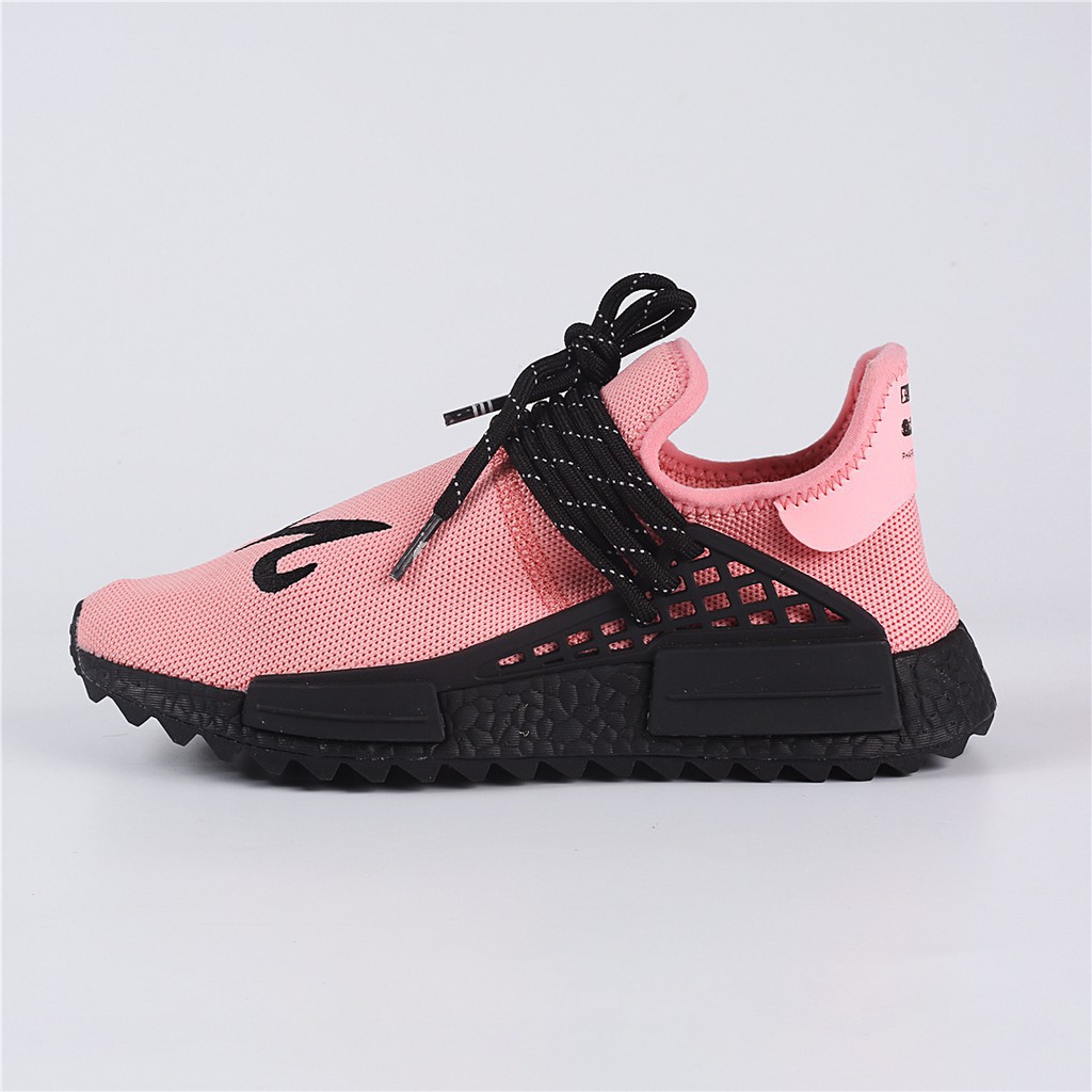 Original Adidas Human Race NMD Boost Pharrell Williams Pink White Running Shoes Original Adidas Human Race NMD Boost Pharrell Williams Pink White Running Shoes