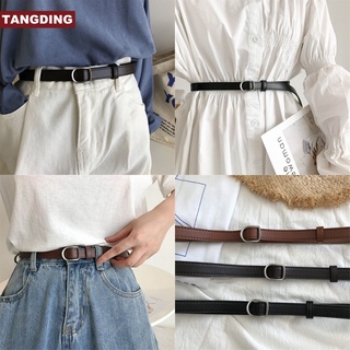 【Cod Tangding】เข็มขัดแบบไร้รอยต่อสไตล์เกาหลี 3 สีสําหรับผู้หญิง