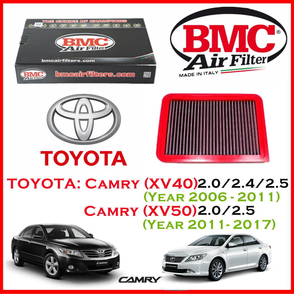 BMC Airfilters (ITALY) Performance Air Filters กรองอากาศแต่ง Toyota Camry (XV40) 2.02.42.5 (XV50