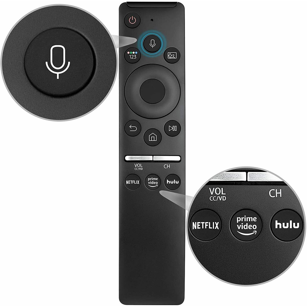 BN59-01312A สําหรับ Samsung Voice 4K QLED TV รีโมทคอนโทรล BN59-01242A Q80RAF BN59-01312B BN59-011241