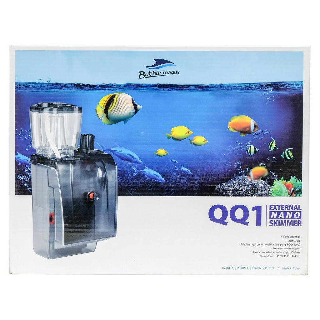 Bubble-Magus QQ1 External Nano Skimmer โปรตีนสกิมเมอร์แบบแขวน สำหรับตู้นาโน ตู้ขนาดเล็กไม่เกิน 100 ล