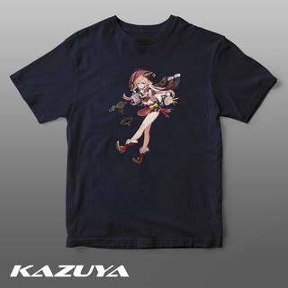 เสื้อยืดผู้ Kazuya TM-0197 GENSHIN IMPACT เสื้อยืด ลายเกม YANFEI S-5XL