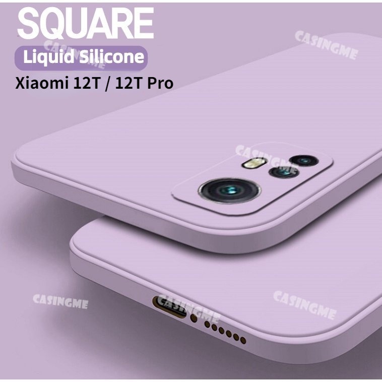 เคสซิลิโคนนิ่ม ทรงสี่เหลี่ยม กันกระแทก สําหรับ Xiaomi 12T Pro Xiaomi 12T 12TPro 12 Lite 12Pro Xiaomi
