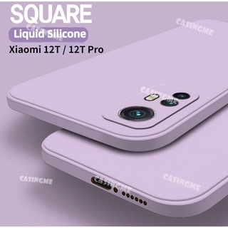 เคสซิลิโคนนิ่ม ทรงสี่เหลี่ยม กันกระแทก สําหรับ Xiaomi 12T Pro Xiaomi 12T 12TPro 12 Lite 12Pro Xiaomi12T 12 T 12Lite T12 Pro 4G 5G