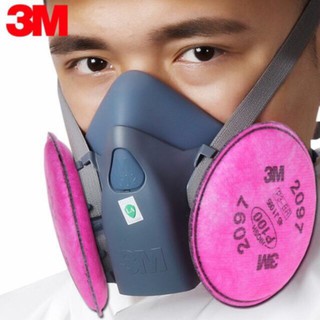 3M 2097  มาตรฐาน P100 แผ่นกรอง 3m งานเชื่อม แผ่นกรองฝุ่น สารเคมี ฟูมโลหะและเชื้อโรค หน้ากากพ่นยา