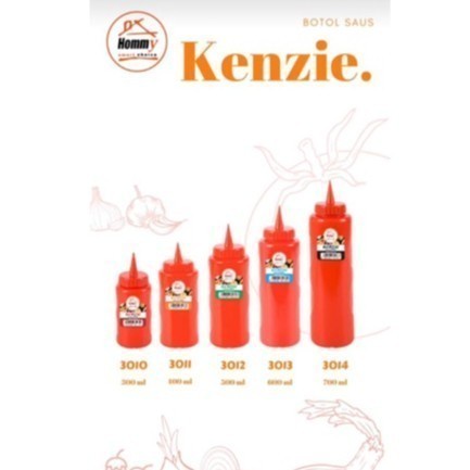 ขวดซอส Hommy Kenzie (SINGLE) - 300ml