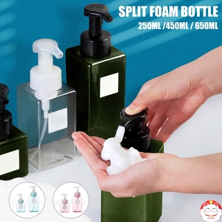 ✂GT⁂ 250ml/450ml/650ml Foam Pumps Bottle Manually Press Soap Foaming Mousses Liquid Dispensers Household