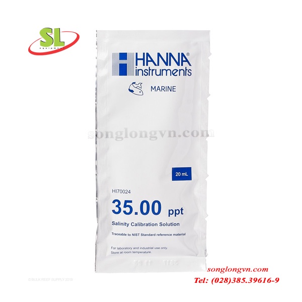 NaCl เครื่องวัดความเค็ม 35.00 g/L (ppt)