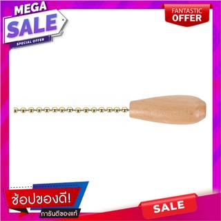 โซ่+ตุ้ม STARLIGHT ST-01-1 30เซนติเมตร สีทองเงา พัดลมเพดาน BEADED PULL CHAIN WITH WOODEN KNOB STARLIGHT ST-01-1 30CM PLA