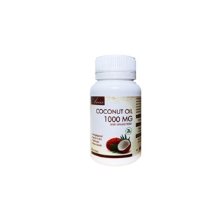 [ถูกสุด ขายดีมาก] Amax Coconut Oil 1000 mg (30/60 เม็ด) น้ำมันมะพร้าวเข้มข้นสูง 1000 mg จากออสเตรเลีย