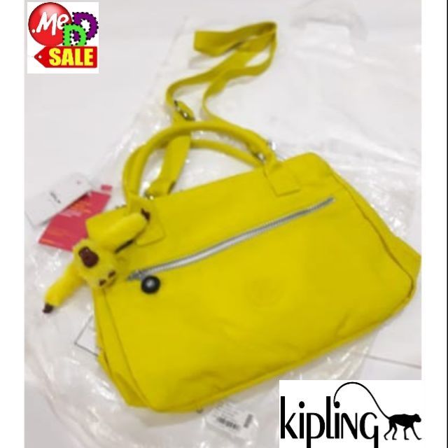 กระเป๋า Kipling -ใหม่ รุ่น SEVRINE Handbag สี Bright Yellow (ของใหม่แท้ จากเดอะมอลฯ)