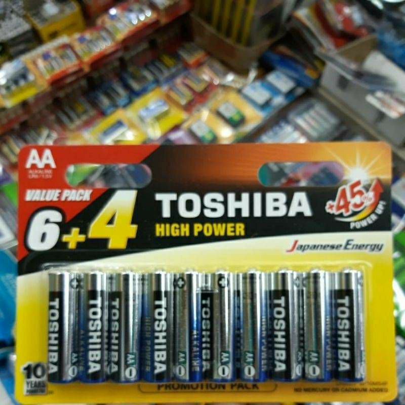 ถ่าน Alkaline เลือกยี่ห้อ Toshiba, Philips AA, AAA ของใหม่ ของแท้