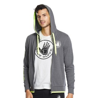 BODY GLOVE Sport Casual Interlock Men Hoodies เสื้อฮู๊ดดี้สีเทาเข้ม Dk.Grey