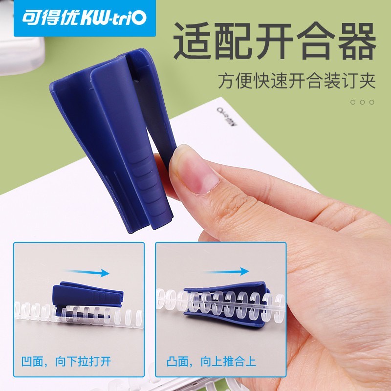 ที่รูดเปิดปิด สันห่วงถอดได้ขนาด 12มม. Kw Trio..