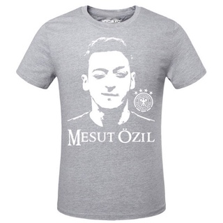 [S-5XL]เสื้อยืดลําลอง แขนสั้น คอกลม พิมพ์ลาย Arsenal Mesut Ozil Pluize nager เข้ากับทุกการแต่งกาย สําหรับผู้ชาย 869034