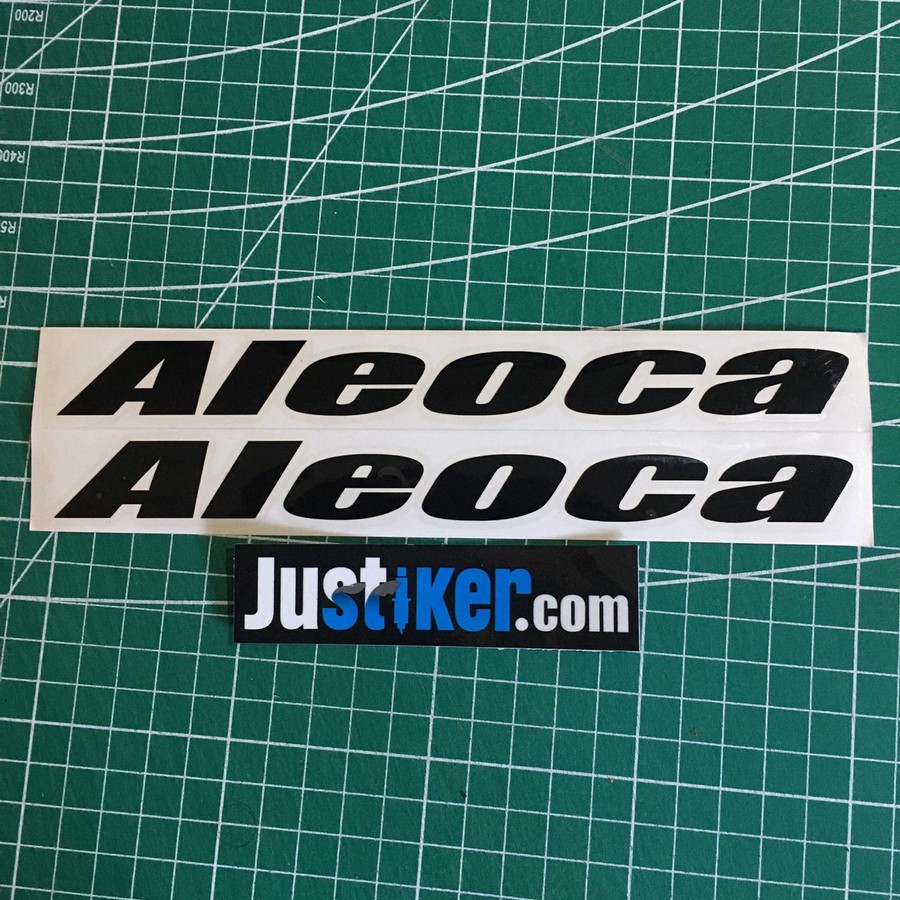 โลโก้สติ๊กเกอร์ Aleoca, สติ๊กเกอร์กรอบ, สติ๊กเกอร์จักรยานพับ Aleoca