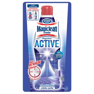 Magiclean Active Bathroom Cleaner Herbal Fresh Purple 600ml. Refill Magiclean Active Bathroom Cleaner Herbal Fresh Purpl