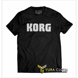 เสื้อยืดผ้าฝ้าย พิมพ์ลายโลโก้เพลง Distro KORG COMBED 30S สําหรับผู้ชาย