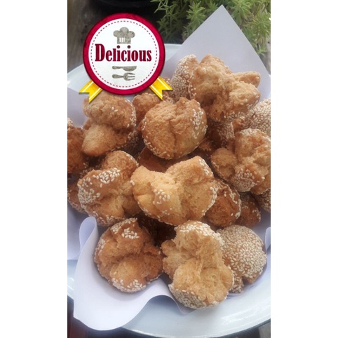 ขนมหัวเราะไซส์จัมโบ้ ทอดใหม่ๆตามออเดอร์ หวานน้อย