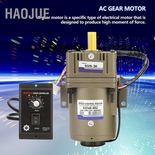 มอเตอร์เกียร์เดี่ยว Ac 220V 40W Single Phase Asynchronous ปรับความเร็วได้