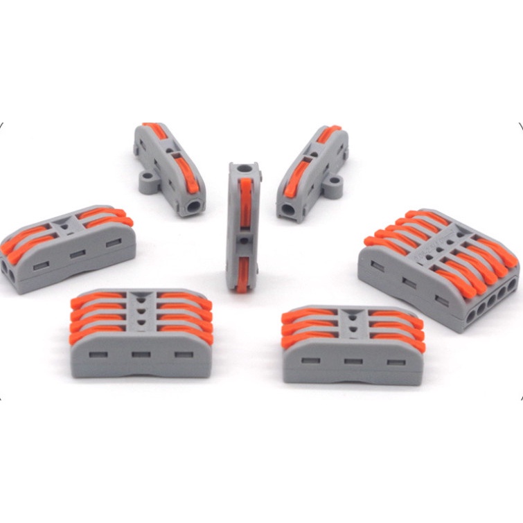 PCT2-2, ขั้วต่อสายไฟเร็ว PCT 213 ปลอดภัยและสะดวกเมื่อเชื่อมต่อวงจรไฟฟ้า (หน่วยเป็นตัวเมีย)