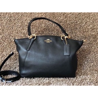 SMALL KELSEY SATCHEL (COACH F28993) BLACK