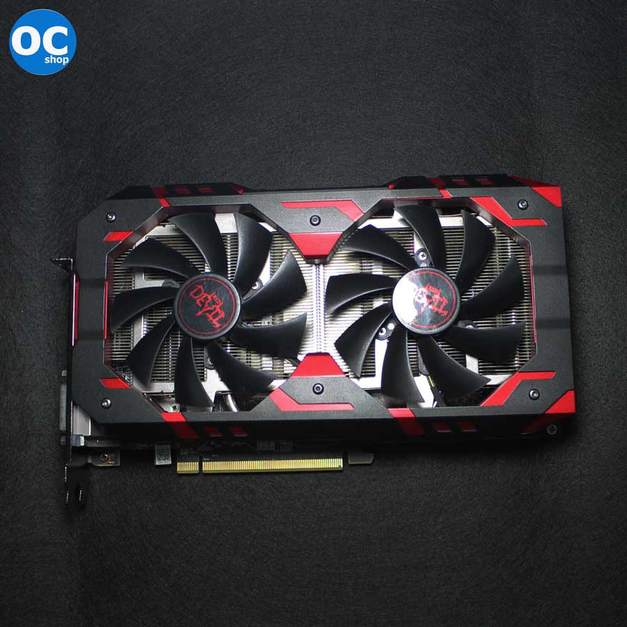 การ์ดจอ PowerColor RED Devil AMD RX 580 / 8GB สวยดี มีประกัน ครบกล่องครับ