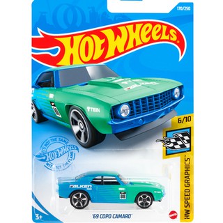 [พร้อมส่ง] รถเหล็ก HOTWHEELS ของแท้ 69 Copo Camaro HW2021_#170