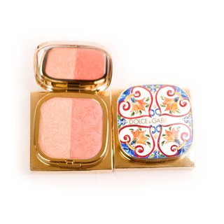 DOLCE&amp;GABBANA SOLAR GLOW ILLUMINATING POWDER DUO N. 2 PEACH BLOSSOM