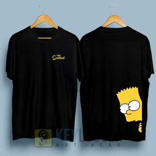 เสื้อยืด พิมพ์ลาย The Simpsons Bart film 1st