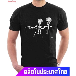 ราคาต่ำสุดเสื้อยืดกีฬา Mars Attacks Tim Burton Pulp Fiction Mens T-Shirt Short sleeve T-shirtsขนาดเต็มS-3XL