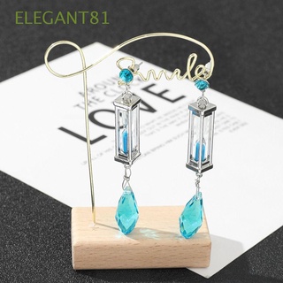 Elegant81 เครื่องประดับต่างหูนาฬิกาทรายแฟชั่นคลาสสิก