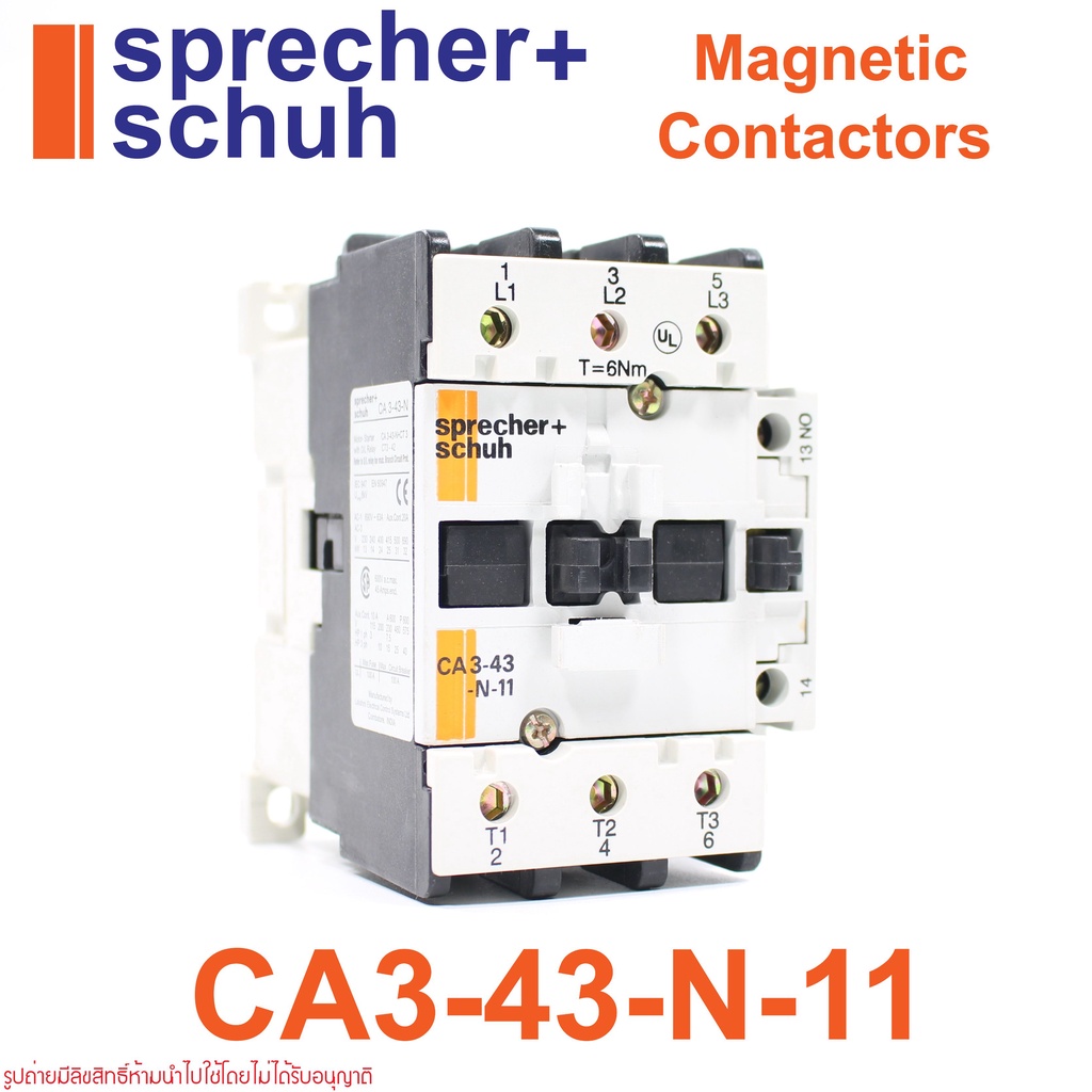 CA3-43-N-11 SPRECHER+SCHUH CA3-43-N-11 Magnetic Contactor CA3-43-N-11
