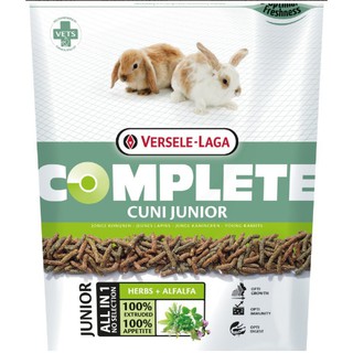 Versala-Laga อาหารลูกกระต่าย สูตร Cuni Junior (500g.)