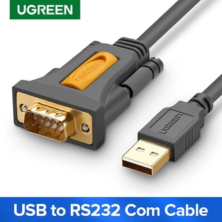 Ugreen อะแดปเตอร์สายเคเบิล USB เป็น RS232 COM Port Serial PDA 9 DB9 Pin สําหรับ Windows 7 8.1 XP Vista Mac OS USB RS232 COM