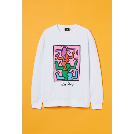 Crewneck SWETER H&M / HNM ORIGINAL - KEITH HARING