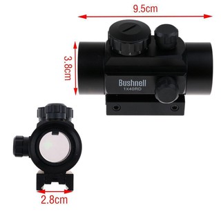 RED DOT 1X40RD SIGHT SCOPE 40 mm พร้อมขาจับ 0.22/AIR GUN MOUNT