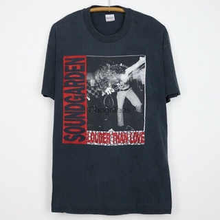 tshirtเสื้อยืดคอกลมฤดูร้อนSoundgarden 1989 เสื้อเชิ้ต ผ้าฝ้าย LNH3040Sto4XL