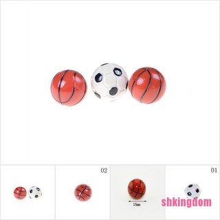 [SHKIb] 1:6/1:12 Dollhouse Miniature Sports Balls Soccer Football and Basketball Decor DOM