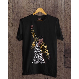 เสื้อยืดคอกลมGildan เสื้อยืด พิมพ์ลาย Queen Freddie Mercury Limit สไตล์โรงเรียน ของขวัญที่ดีที่สุด สําหรับผู้ชาย XQผ้าฝ้