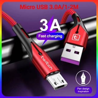 [สายชาร์จMicro USB] สายชาร์จรูปทรงหัวปากกาปากเกอร์ สำหรับการชาร์จ Andriod ประเภท Micro USB 3.0AMax ทุกรุ่น