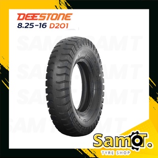 8.25-16 14PR T/T ยี่ห้อ DEESTONE รุ่น D201 ยางรถบรรทุกผ้าใบ 8.25-16 D201