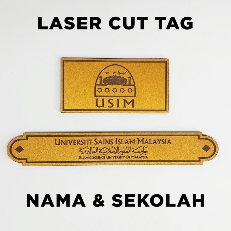Jcraftman 3D Laser Cut Name Tag & Logo สําหรับกรอบรูป