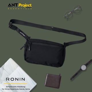 Ant PROJECT - RONIN 3 in 1 กระเป๋าสะพายไหล่ กันน้ํา สีดํา