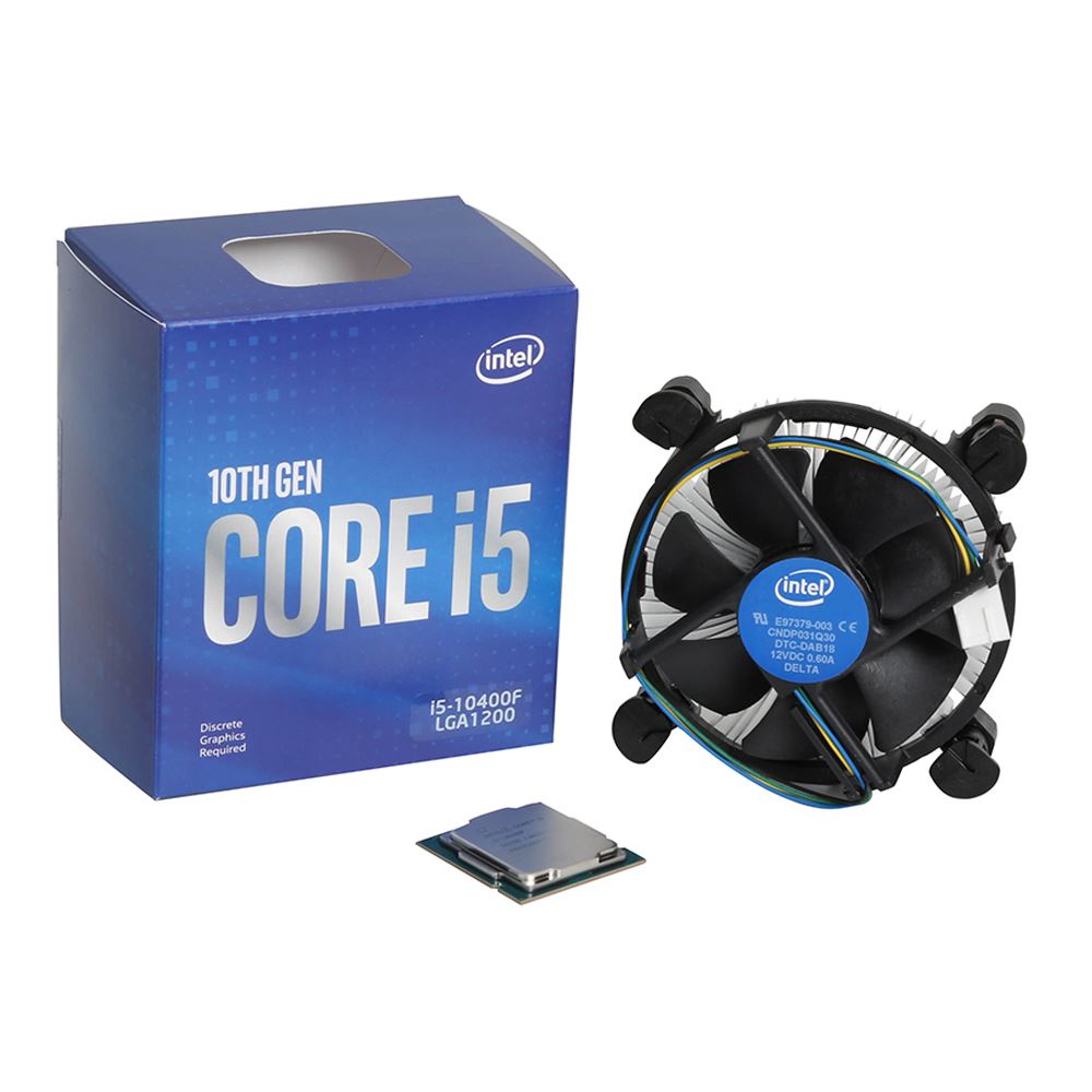Cpu intel core i5 10400f processor 6c12t gen10 lga1200 