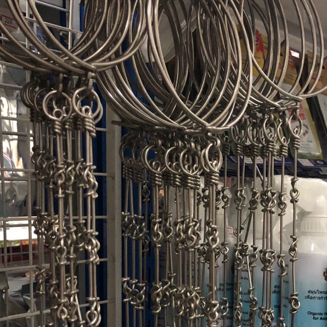 โซ่คล้องห่วงขานกแก้ว สายเกาะคอนนกแก้ว